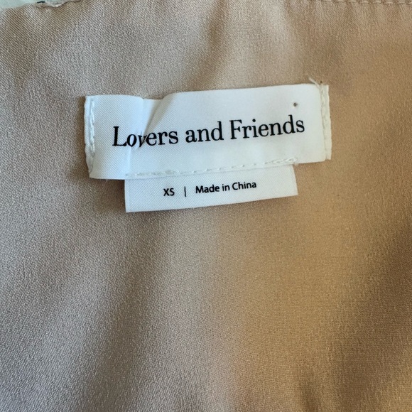 Lovers and Friends Ahamani Maxi Dress Sz XS Sweetheart Neckline Yacht Coastal - Picture 10 of 10